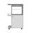 1-Shelf Kitchen Cart with Caster White-203581365