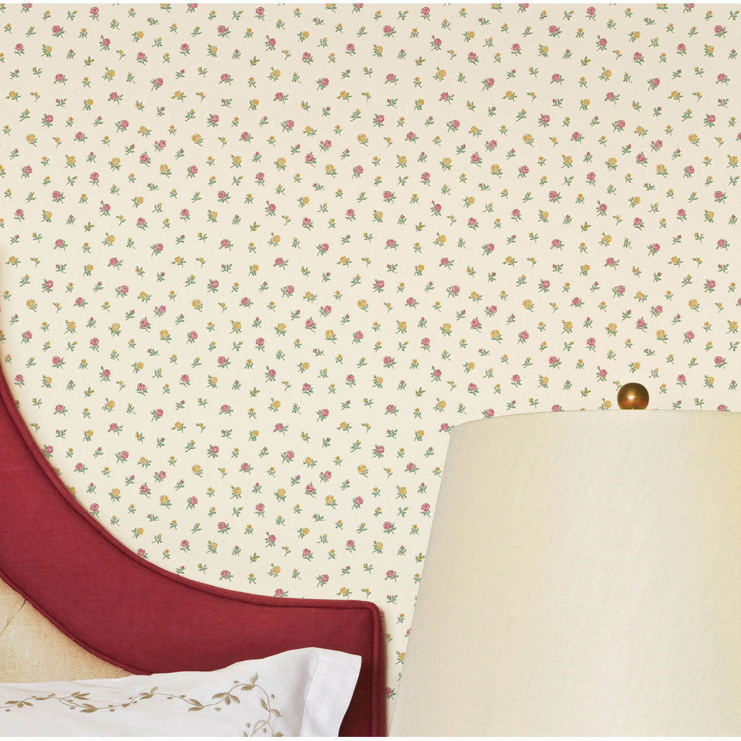 Athan Country Cottage Floral Toss 10m x 53cm Wallpaper Roll