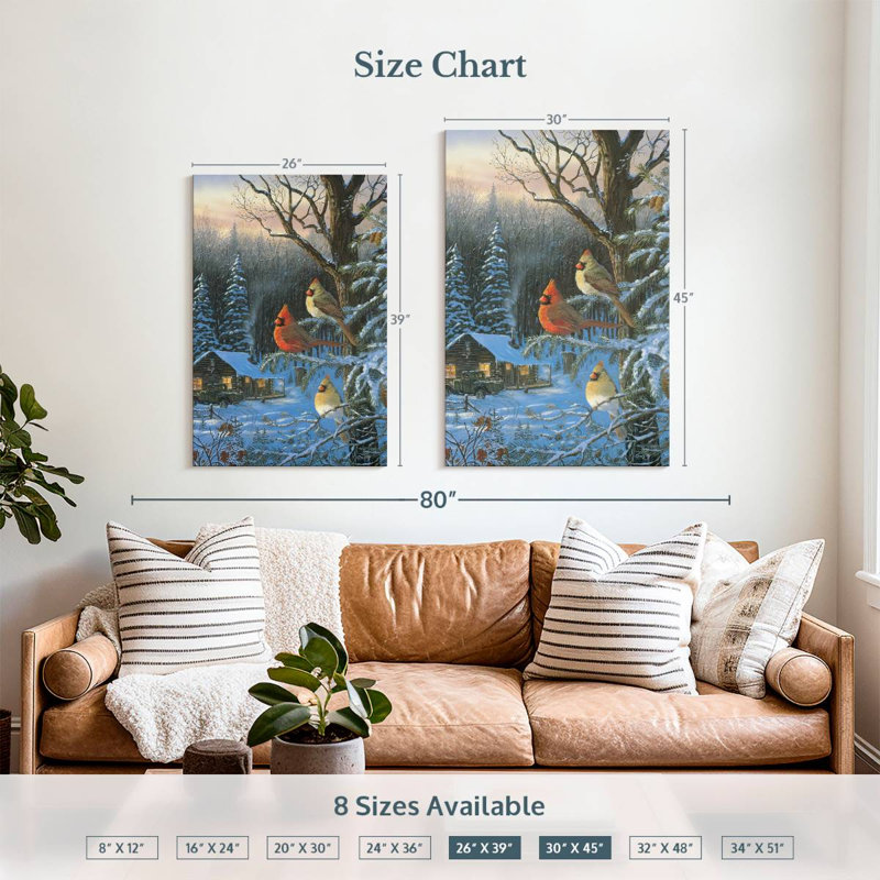 Brampt Cabin Fever, 39" H x 26" W