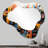 Blue And Yellow Dynamic Abstract Shapes Fusion I - Irregular Abstract Modern Unique Wall Mirror-107247040
