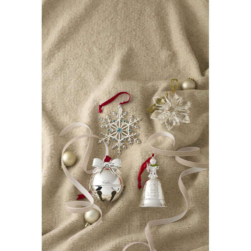Lenox 2026 Snow Majesty Silverplate Ornament
