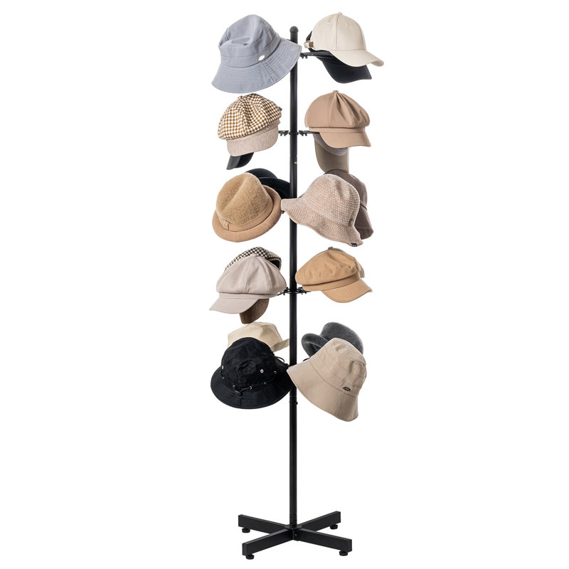Freestanding 20 Hooks Hat Display Tree Rack