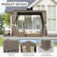 10 pi. L 10 pi. Pergola en aluminium-112311673