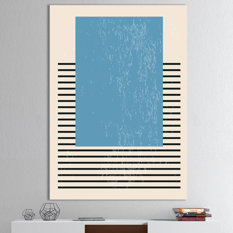 «Minimal Geometric Compostions», impression sur toile, H 40 po x l 30 po, Toile tendue, Sans cadre
