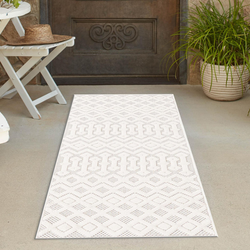 Tapis intérieur / extérieur Grigg, Tapis de couloir 2 pi x 8 pi