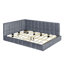 Lit plateforme double tapissier-87675533