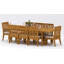11 Pcs Grade-A Teak Wood Dining Set: 118" Double Extension Rectangle Table And 10 Caranas Armless Chairs #11Ca2400-248102638