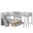 Twin Over Full L-Shaped Bunk Bed With Drawers-491754129-491754134
