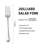 Juilliard Salad Forks by Oneida (18/10)