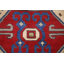 Tapis oriental géométrique Kazak gris 6 x 9