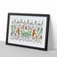 Flowers and Parrots Pattern by William Morris - Picture Frame Painting Print-55575955-55575978