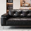 Canapé de salon de style moderne Mid-Century noir