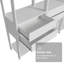  Étagère de rangement pour garde-manger avec 6 tiroirs et espaces suspendus de 82 po L-778093722