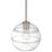 Swirl 1 Light Pendant - Brushed Steel Finish-2107946885