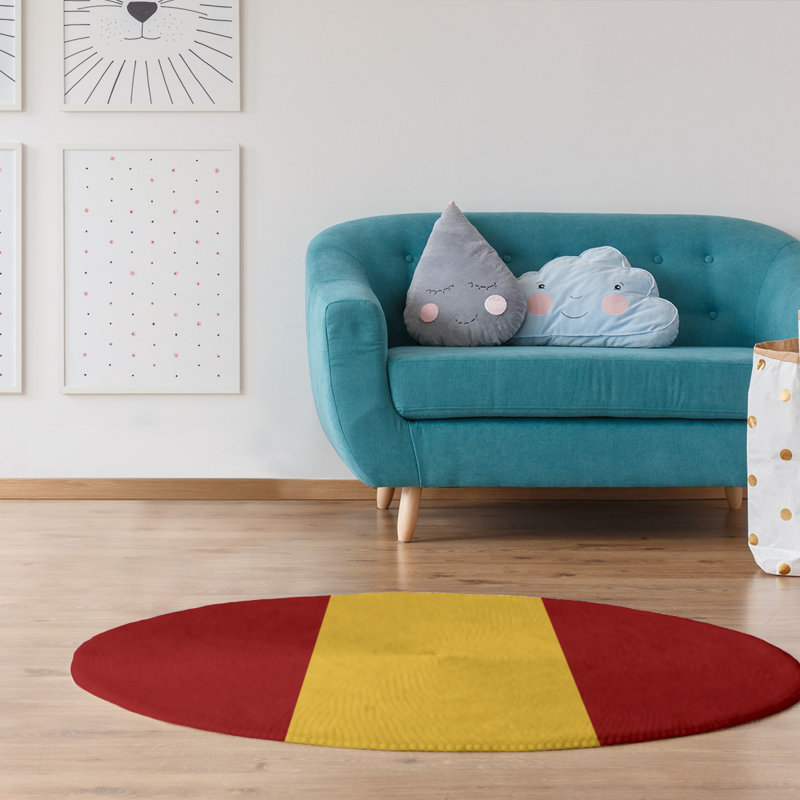 Chenille Indoor Rug, Round 5'