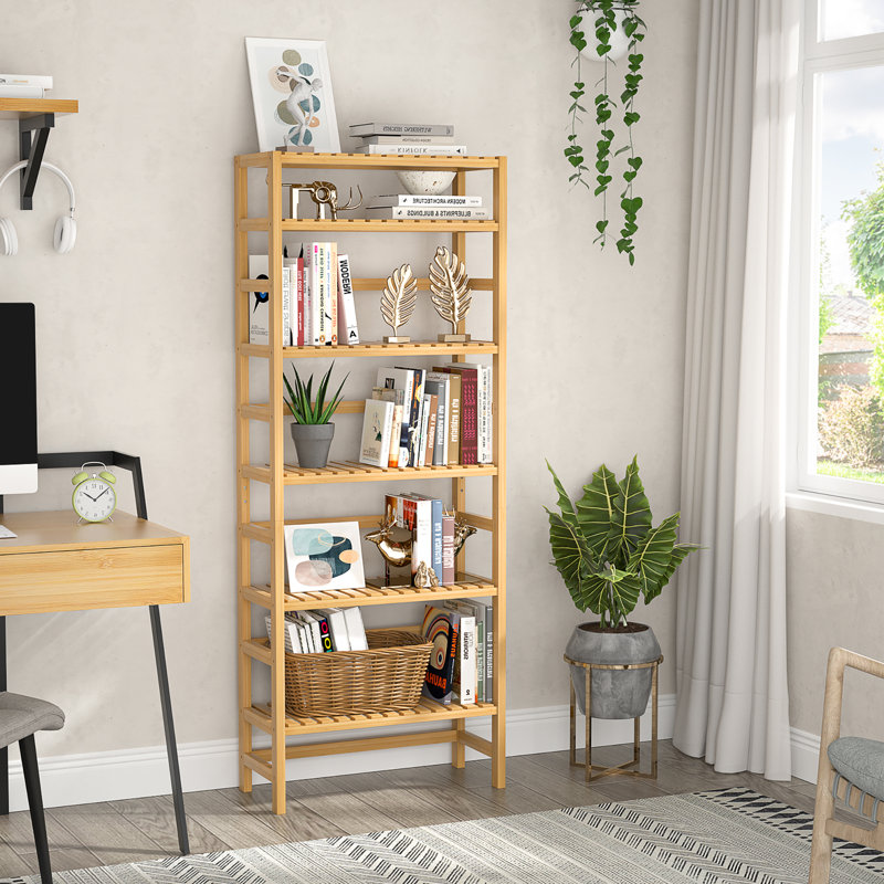 Revelle Etagere Bookcase, Yellow