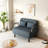 Conneaut Velvet Convertible Sofa-582437412-584352171