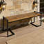 BANC EN BOIS ET MÉTAL-105469210
