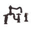 Fairfield Kitchen Bridge Faucet with Side Spray-1986069022