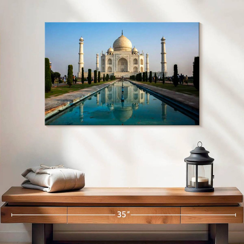Réflexion de piscine Adella Taj Mahal, H 16 po x l 24 po