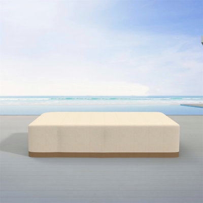 Beige Outdoor Waterproof Furniture Cover – 320×163×74Cm, 602D Polyester With PVC Coating & Sealed Seams