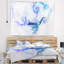 Tapisserie bleu ciel orageux étincelante Abstract-28505133