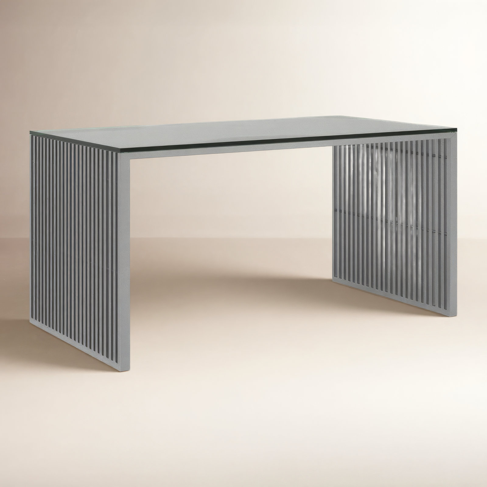 Jules Writing Desk, Silver