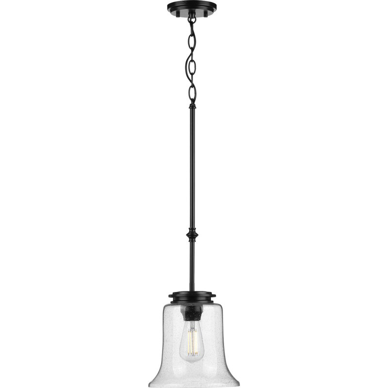 Luminaire suspendu 1 cloche pour une cloche Nedmond, Noir