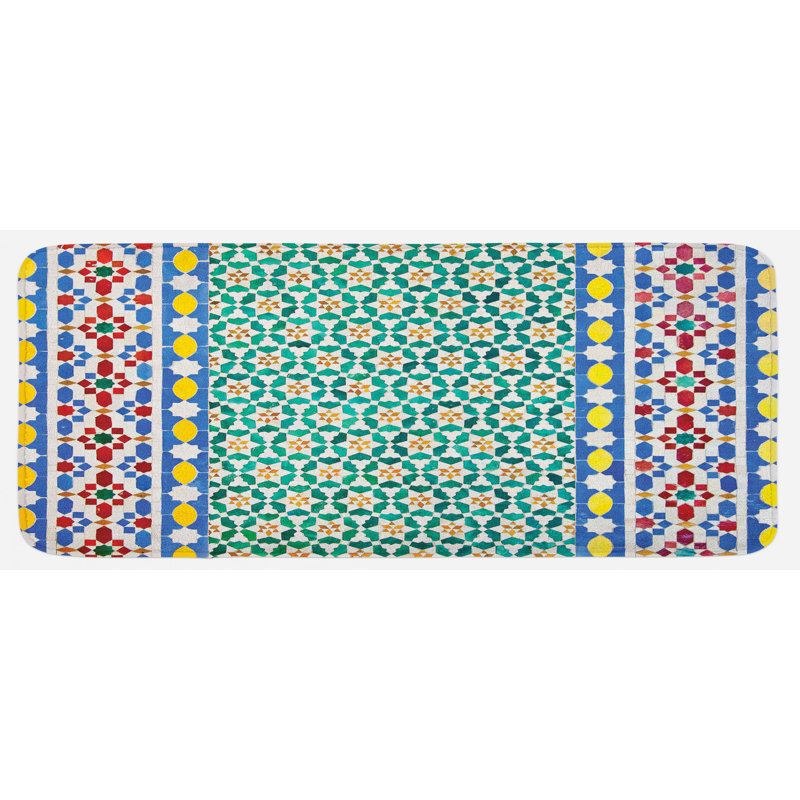 Eclectic Polyester Kitchen Mat