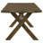 Carbon Knotty Nutmeg Rectangular Dining Table