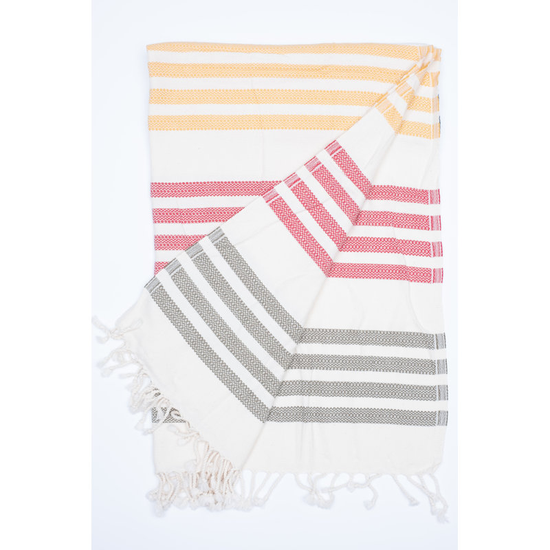Jamiles Turkish Cotton Jacquard Beach Towel