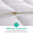 Ultra-Soft Hotel Collection 650 FP All Season Down Comforter with Duvet Insert (White)-240931641