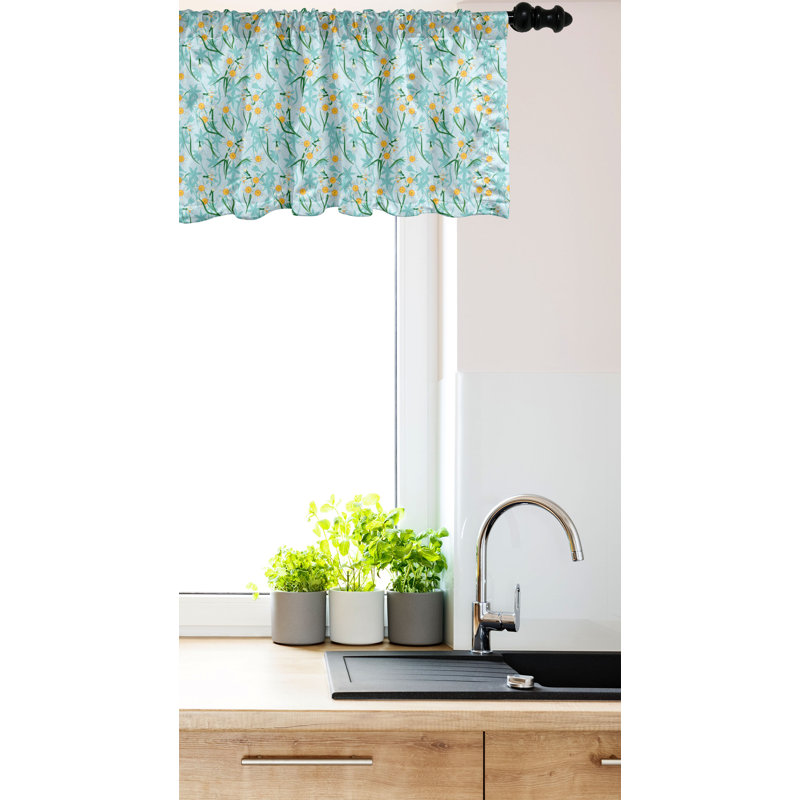 Ambesonne Abstract Valance Pack of 2 Rhombus Forms