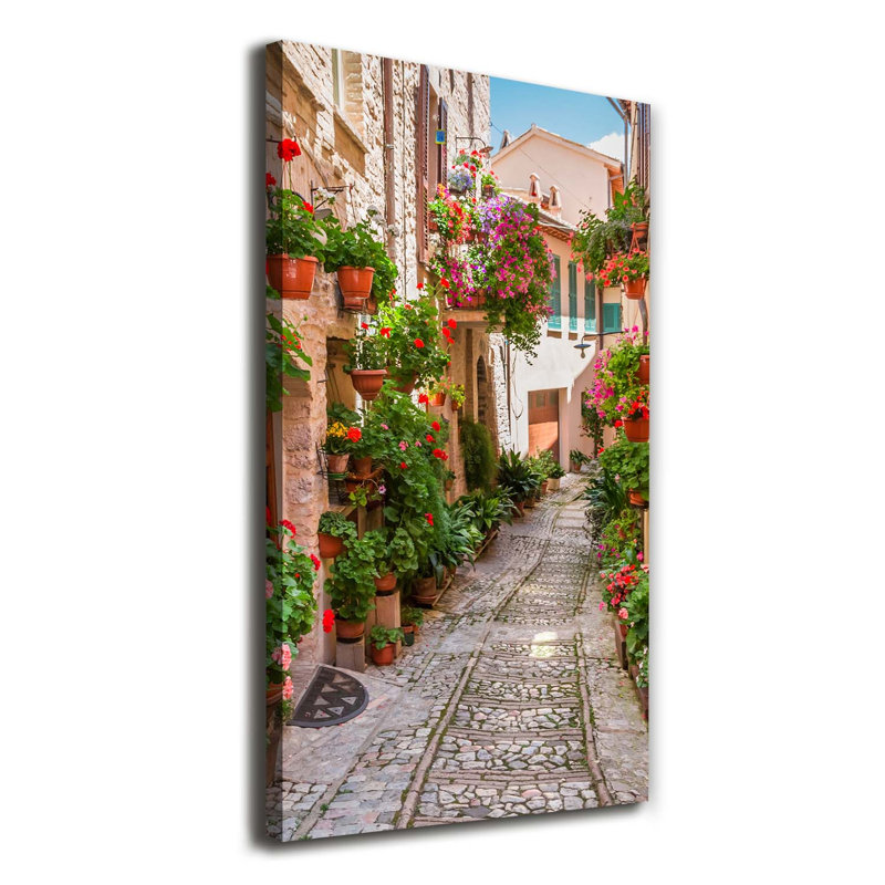 Italian Streets - Wrapped Canvas Print