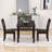 Rainar 3 - Piece Extendable Dining Set with Drop Leaf, 2 Chairs for Small Places-892956641