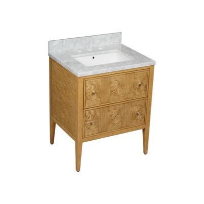 Meuble-lavabo encastré rectangulaire de 28 po Santos