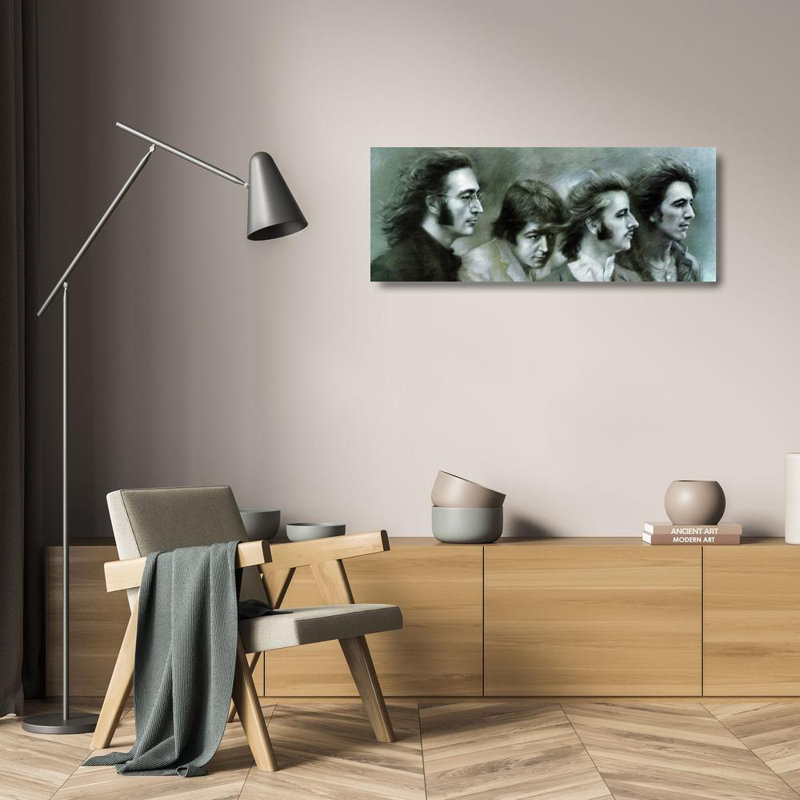 The Beatles, 9" H x 24" W