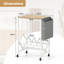 Manufactured Wood,Metal 64cm H Media Shelves-2020327048