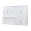 Lit escamotable encastré avec placard, pour un espace de vie compact et des solutions de rangement améliorées.