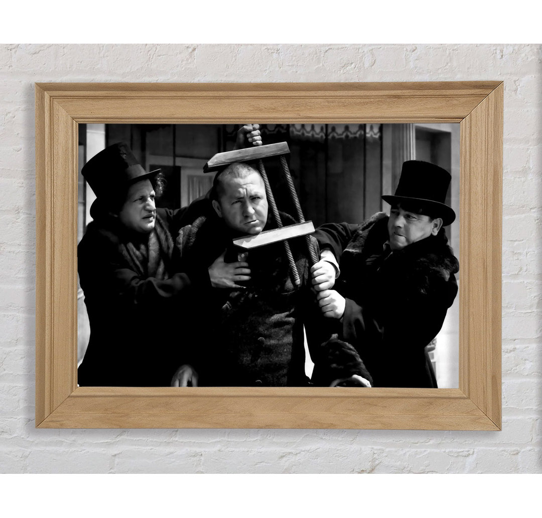 The Three Stooges Head Clamp - Einzelner Bilderrahmen Kunstdrucke