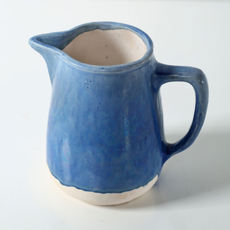 Approx. 6 Inches High Blue Pitcher (4.3" Opening)