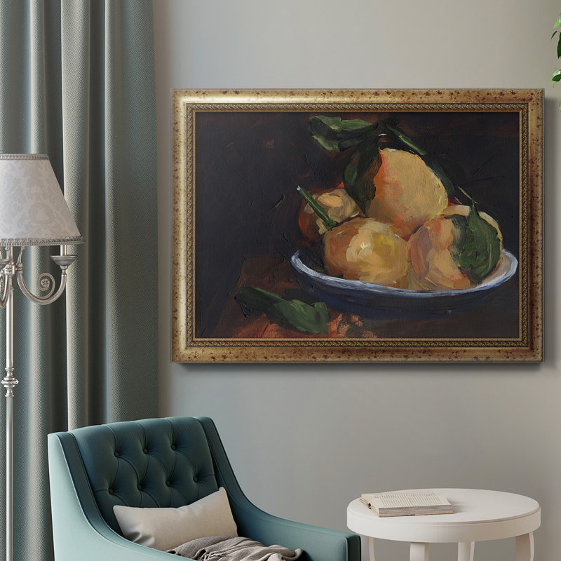 «Fruit Plate I», impression sur toile encadrée, H 18 po x l 27 po