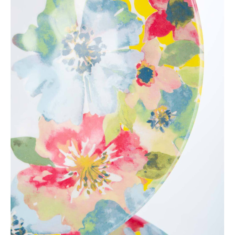 Ensemble de 6 assiettes à salade Watercolor Garden