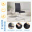 6 - Person Dining Set, Modern Rectangular Dining Table Set with 6 Luxury Faux Leather Dining Chairs-36876351-36876350