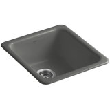 IronTones® 17" L x 18-3/4" W x 8-1/4" Top-Mount/Under-Mount Single-Bowl Kitchen Sink