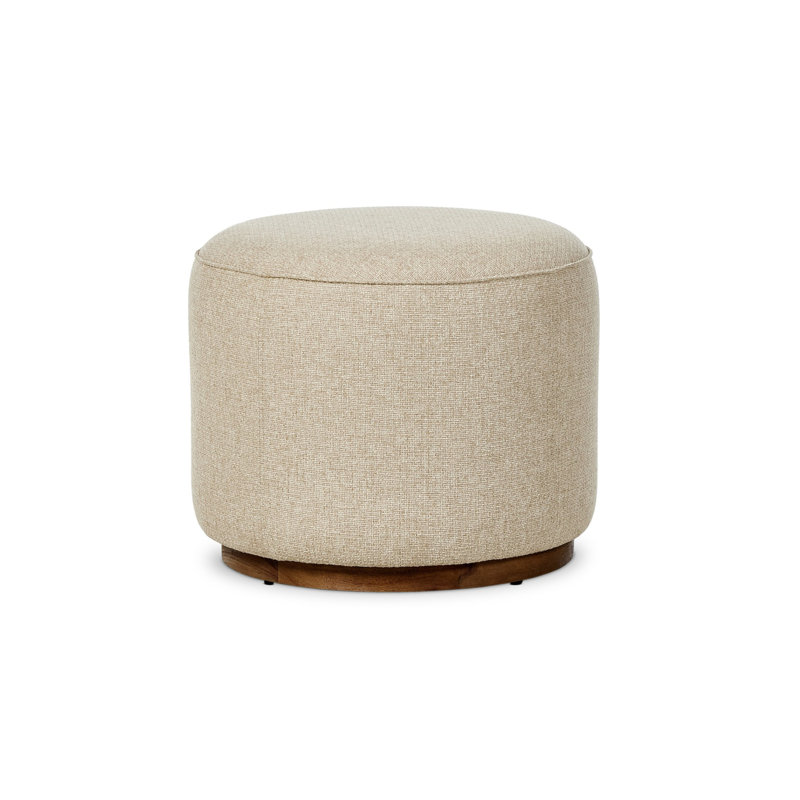 Sinclair Outdoor Ottoman, Beige