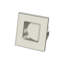 Deltana FPS234U14 Flush Pull, Square, HD, 2-3/4" x 2-3/4", Solid Brass in Polished Nickel