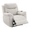 Fauteuil inclinable électrique en microfibre Chriki
