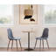 Table de salle à manger ou de bar réglable Pebble Mid-Century moderne en noyer et noir par Lumisource-2112596685