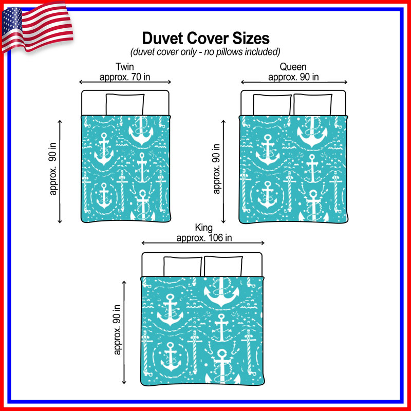 Housses de couette Anchor, Twin